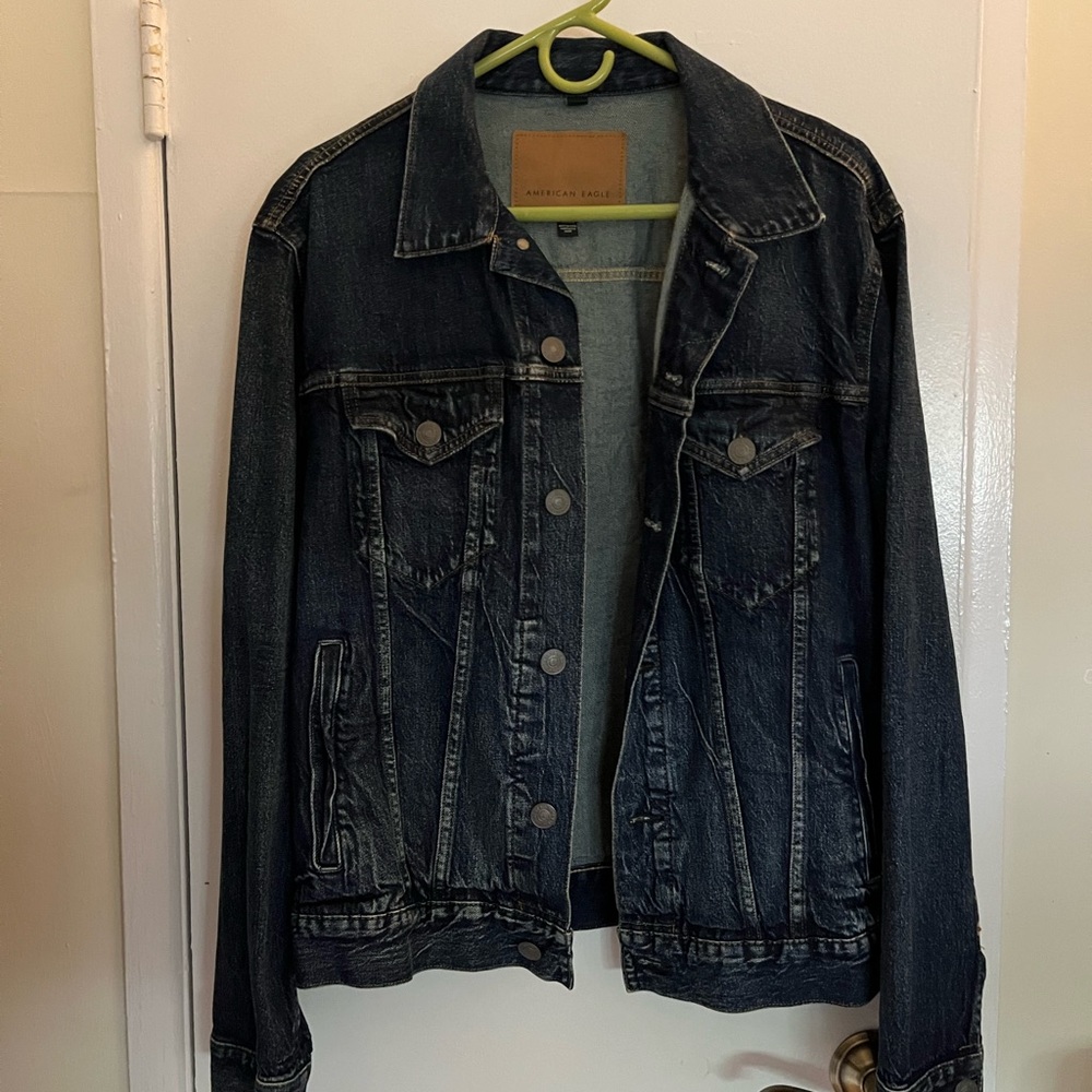 Dark wash American Eagle Denim Jacket